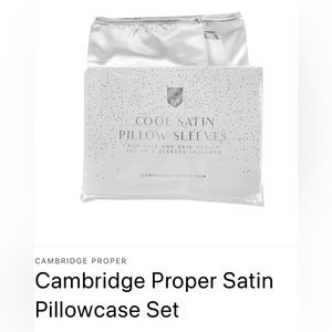 Set of 2 Satin Pillow Sleeves